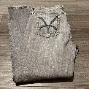 Women's Skinny Jeans in Gray